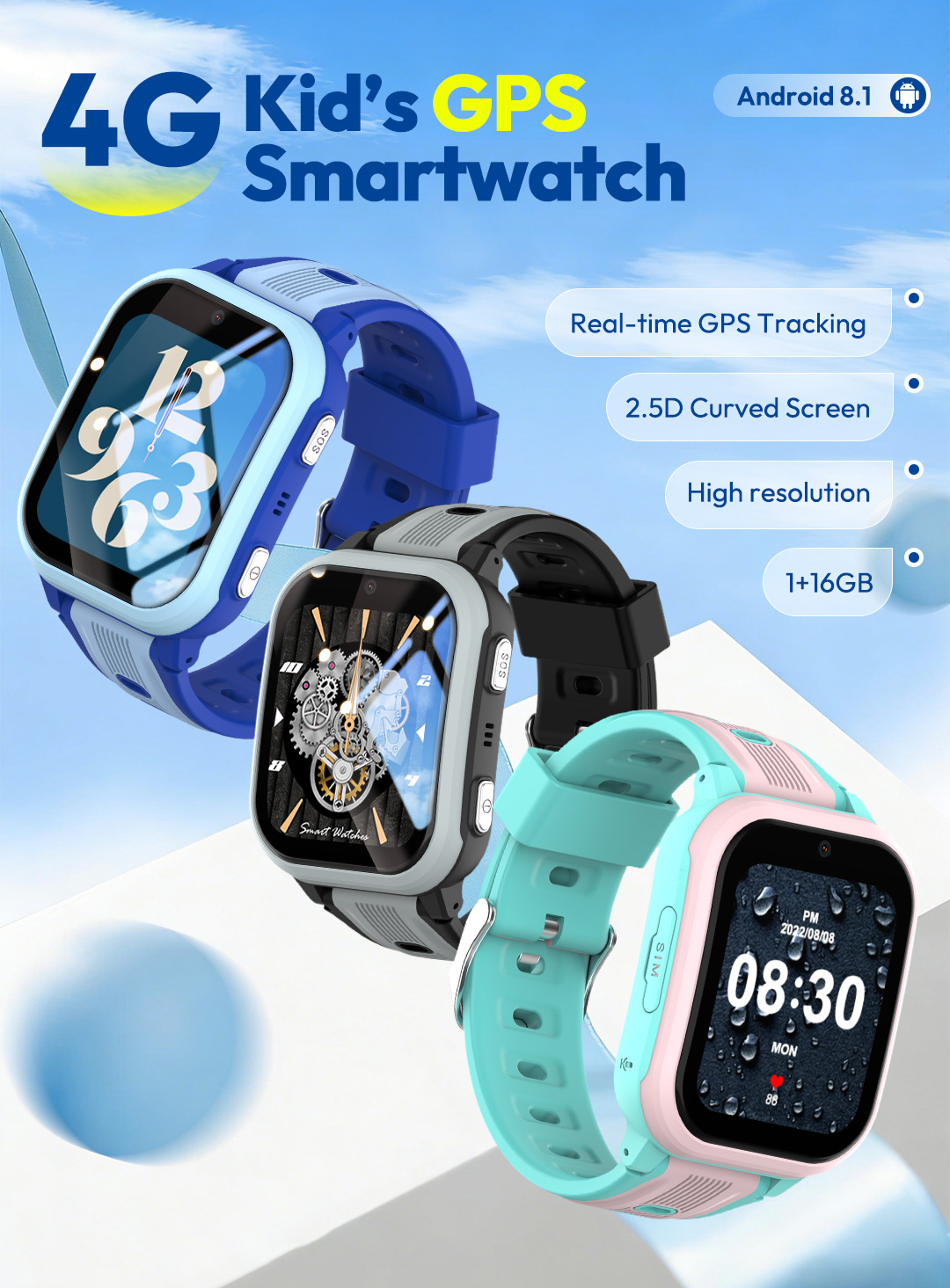 Kids Smartwatch Gps - Wonlex 4G Jam Tangan Pintar Anak