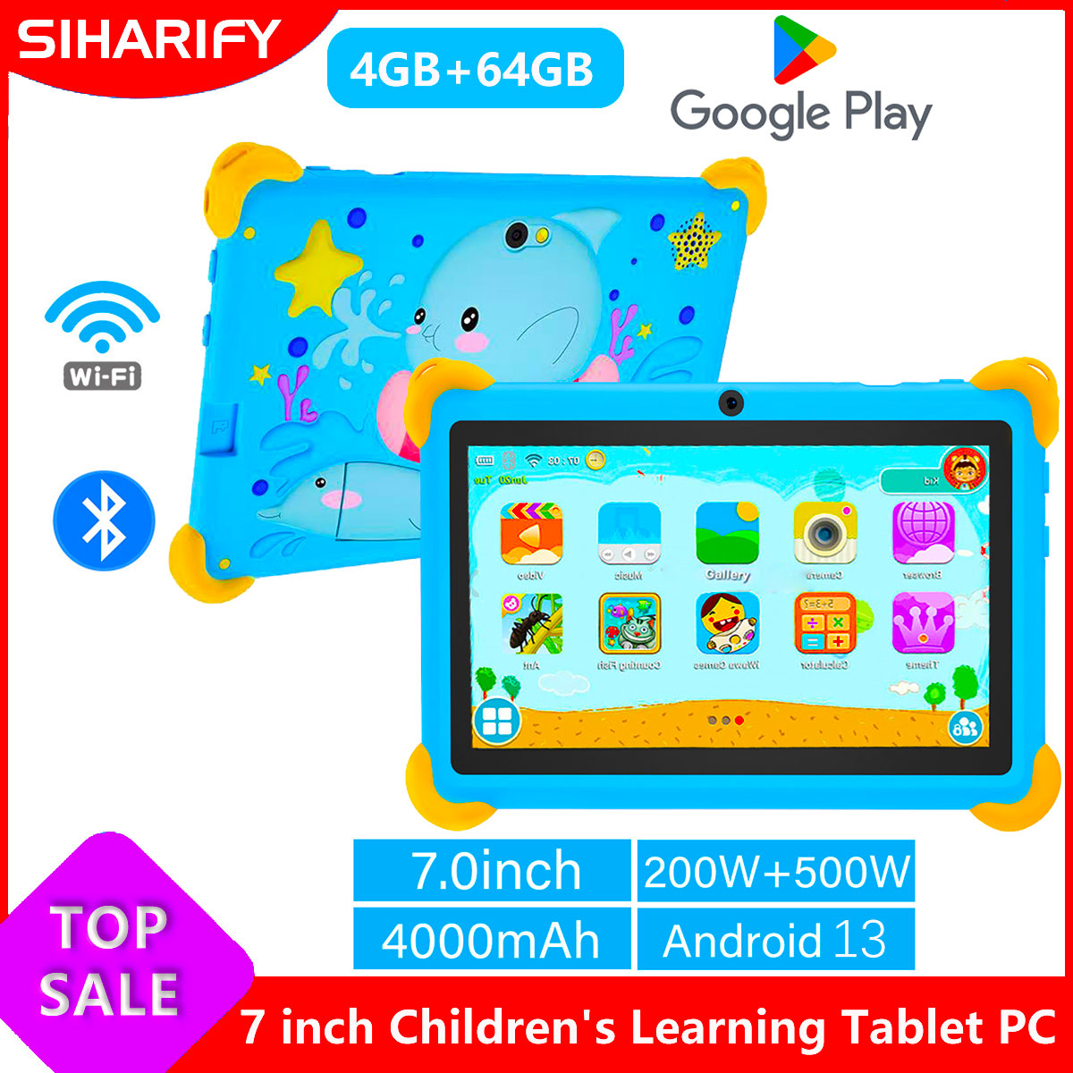 Learning Tablet Kids - Tablet Anak 7 Inci 5G Android