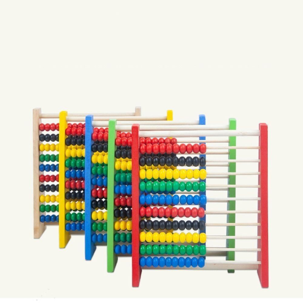 Kids Toys Yellow - Abakus Kayu Tahan Lama Edukatif Merah