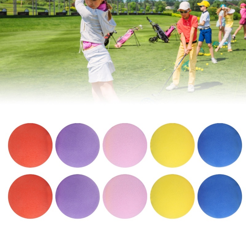 Kids Toys Yellow - Bola Golf Anak EVA Ringan, Mainan
