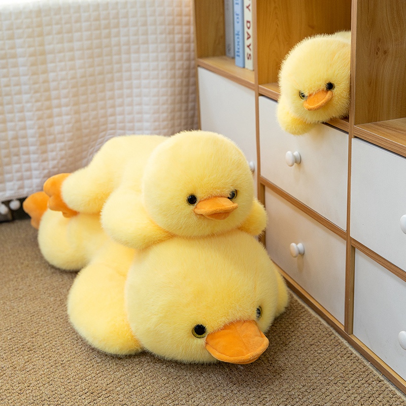 Kids Toys Yellow - Bantal Peluk Bebek Kuning Lembut, Mainan