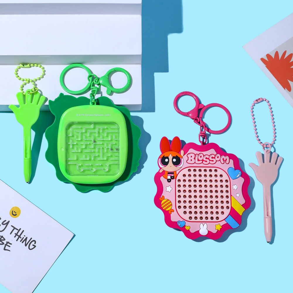 Magnetic Drawing Board - Mainan Edukasi Labirin The Powerpuff Girls