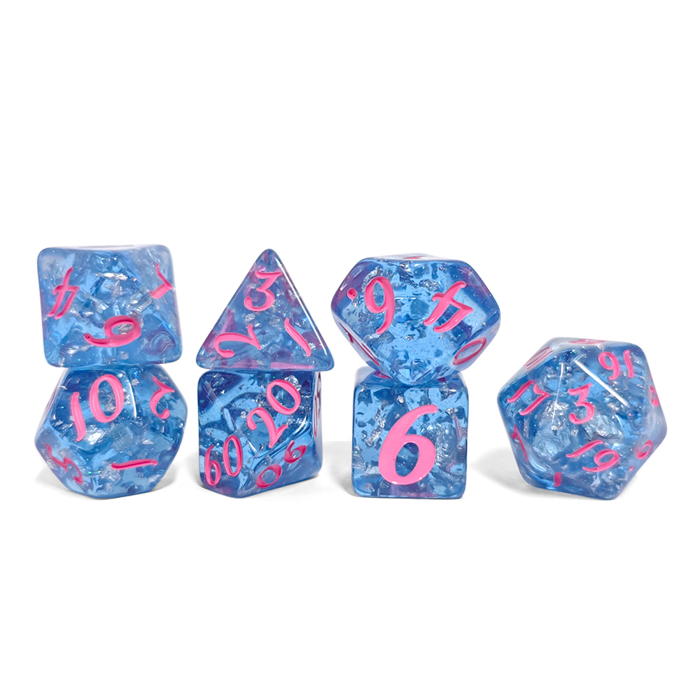 7 Buah/Set Set Dadu Resin Warn - Kids Toys Entertainer ulasan dan harga