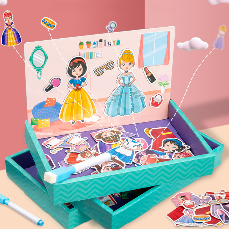 Kertas Puzzle Hewan Multifungs - Magnetic Drawing Board ulasan dan harga