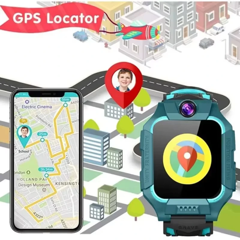 Jam tangan pintar anak, arloji - Kids Smartwatch Gps ulasan dan harga