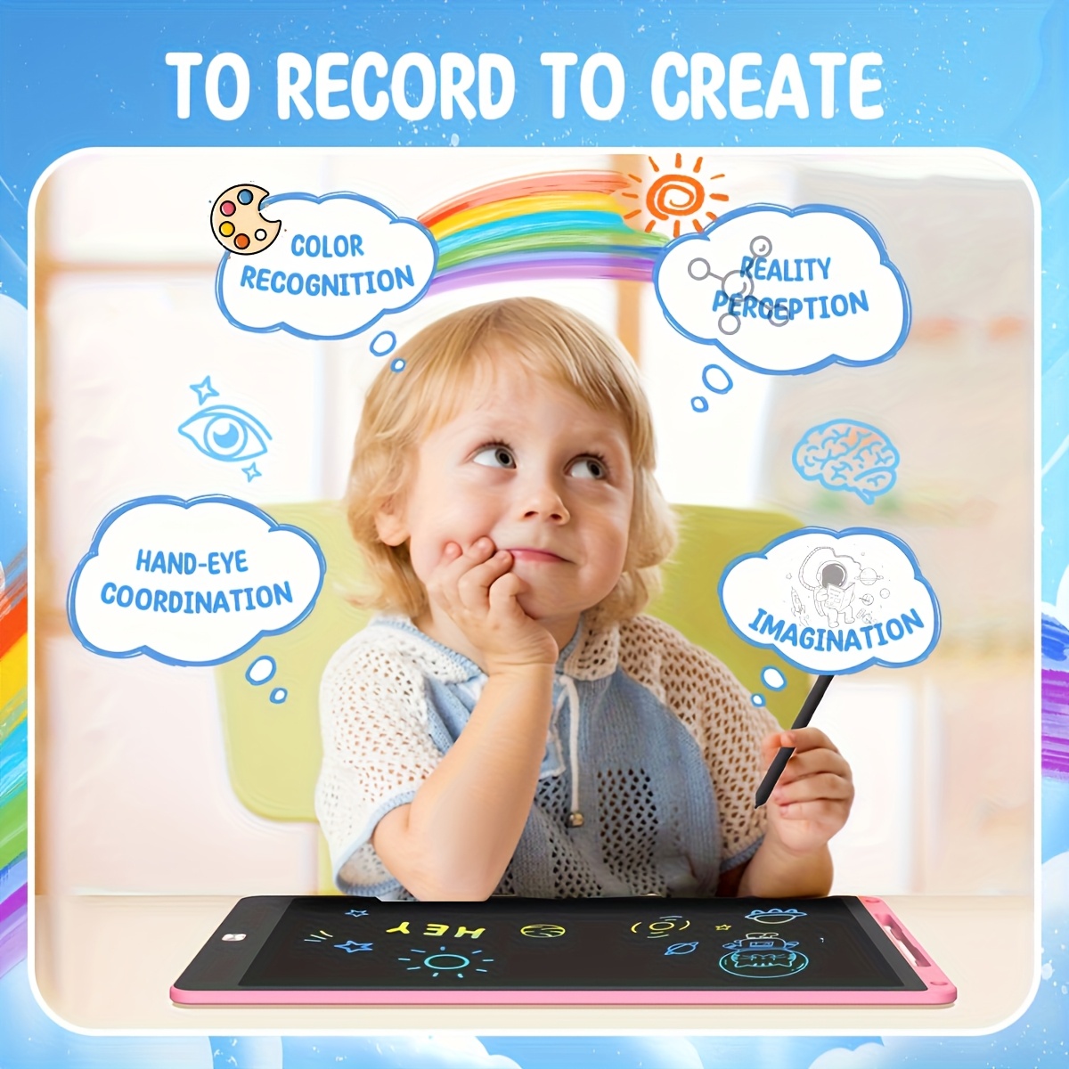 30 Buah Tablet Gambar LCD 8.5  - Learning Tablet Kids ulasan dan harga