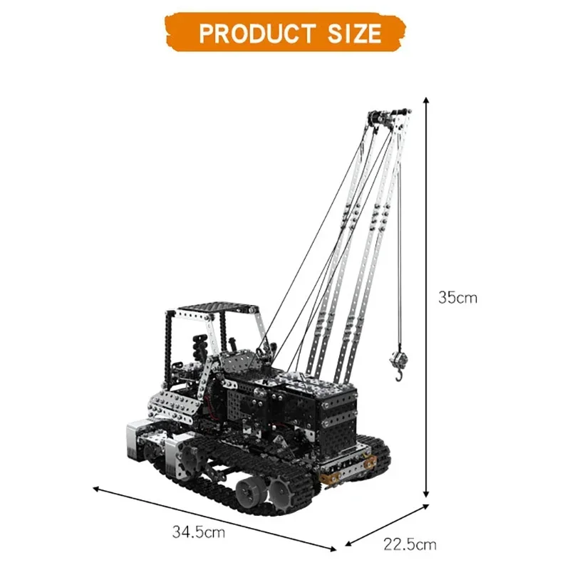 Truk Derek RC Logam DIY, Derek - Kids Toys Remote Car ulasan dan harga