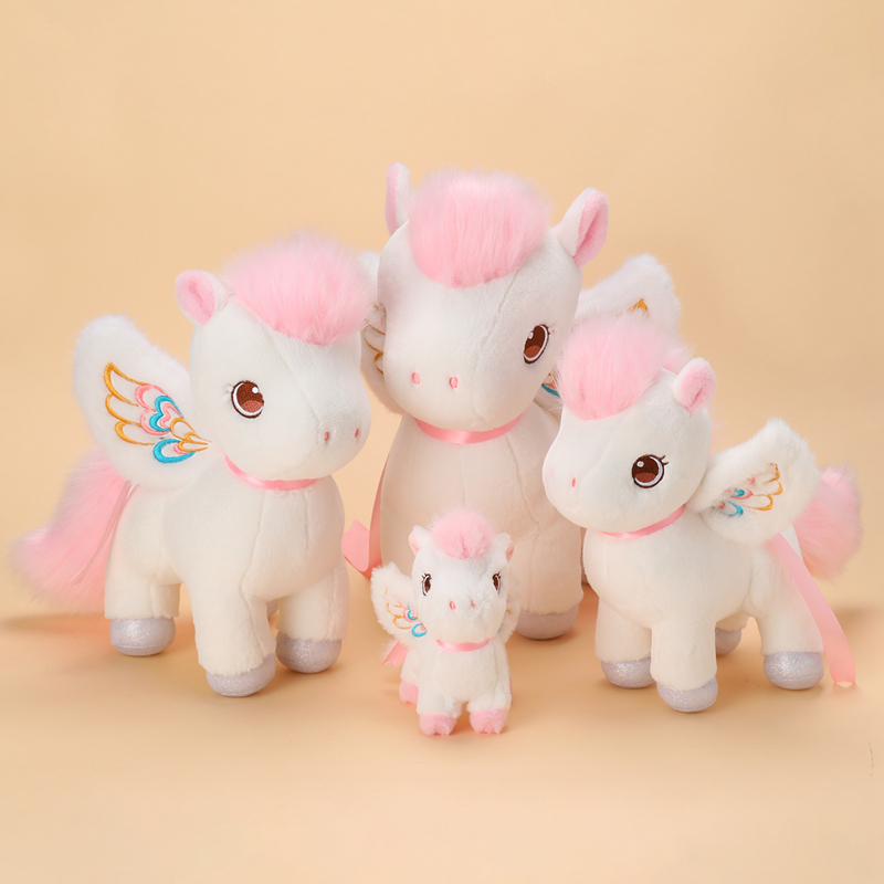 Mainan Mewah Pegasus Putih Mer - Unicorn Stuffed Toy ulasan dan harga