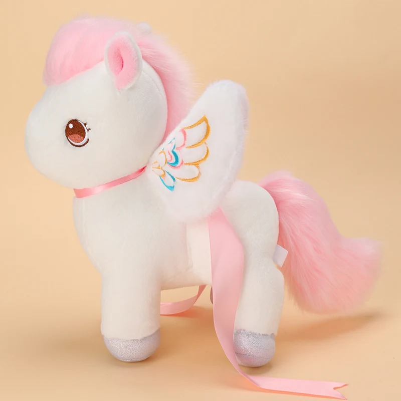 Mainan Mewah Pegasus Putih Mer - Unicorn Stuffed Toy ulasan dan harga