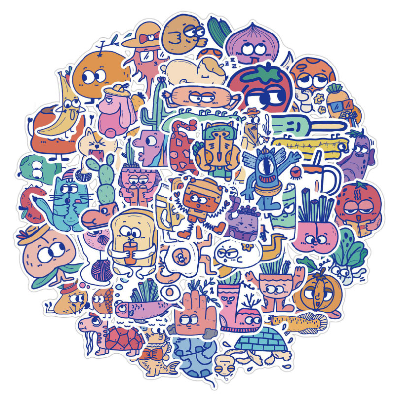 10/30/50 buah stiker grafiti g - Kids Toys Cartoon Images ulasan dan harga