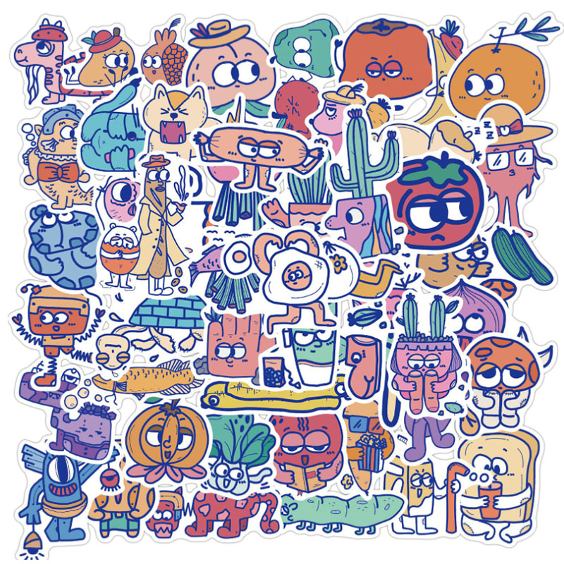 10/30/50 buah stiker grafiti g - Kids Toys Cartoon Images ulasan dan harga