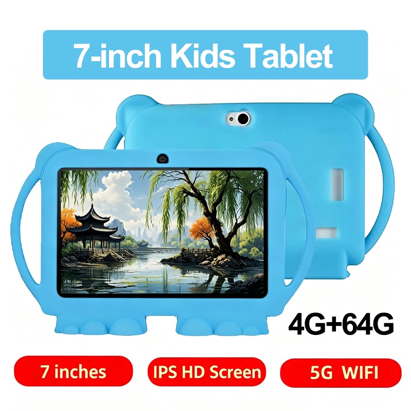 Tablet Anak 7 Inci dengan Casi - Learning Tablet Kids ulasan dan harga