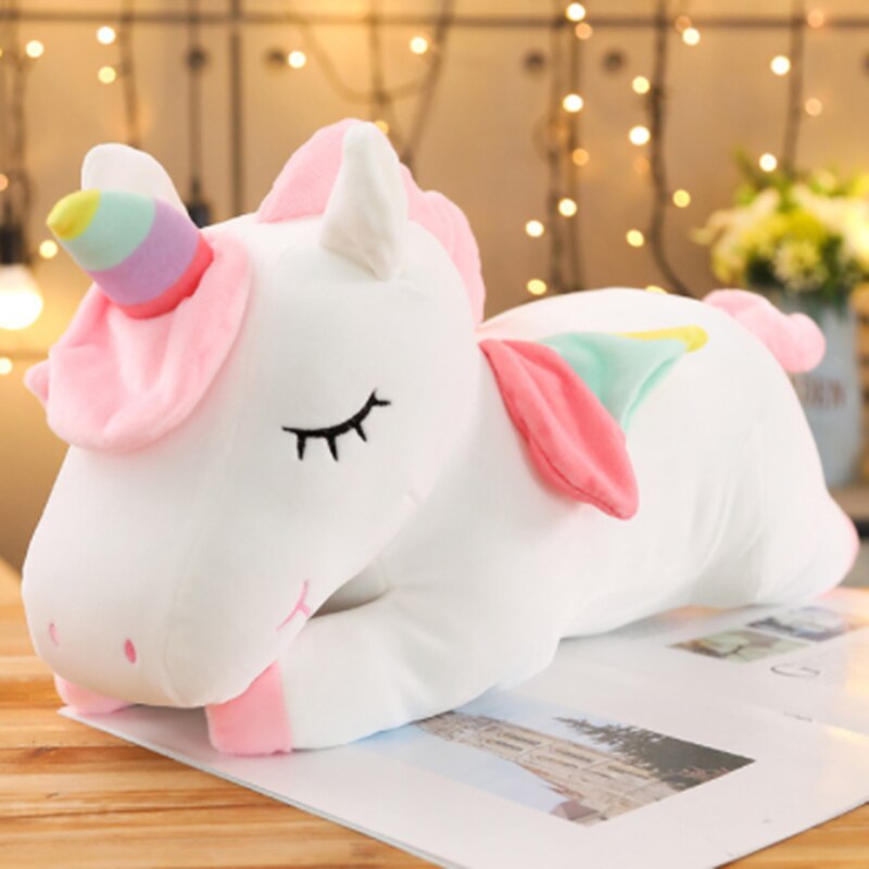 Kawaii Horse Plush 25/50cm bon - Unicorn Stuffed Toy ulasan dan harga