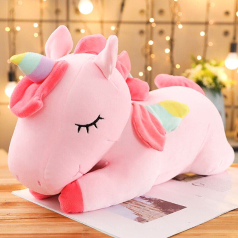 Kawaii Horse Plush 25/50cm bon - Unicorn Stuffed Toy ulasan dan harga