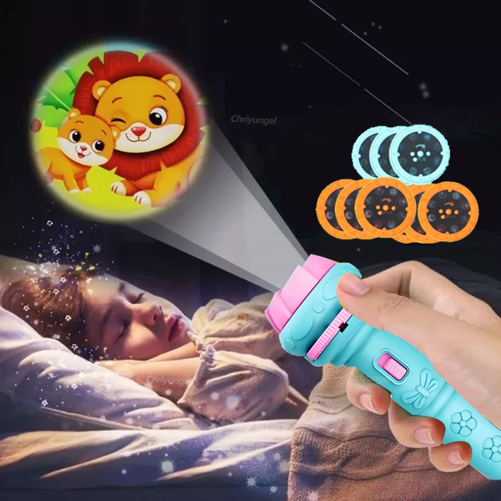 Senter Proyektor Anak-anak den - Kids Toys Cartoon Images ulasan dan harga