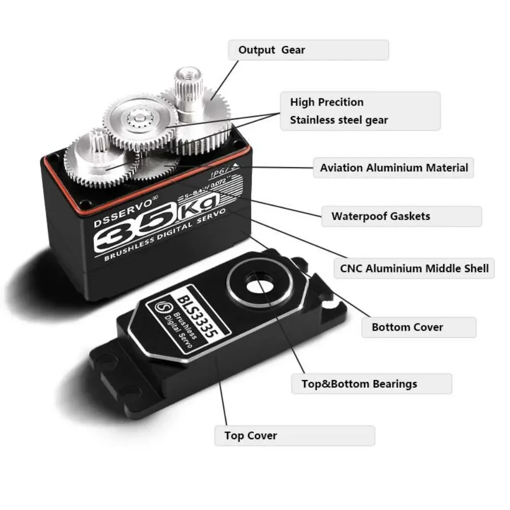 35KG BLS3335 Motor Servo Digit - Kids Toys Remote Car ulasan dan harga