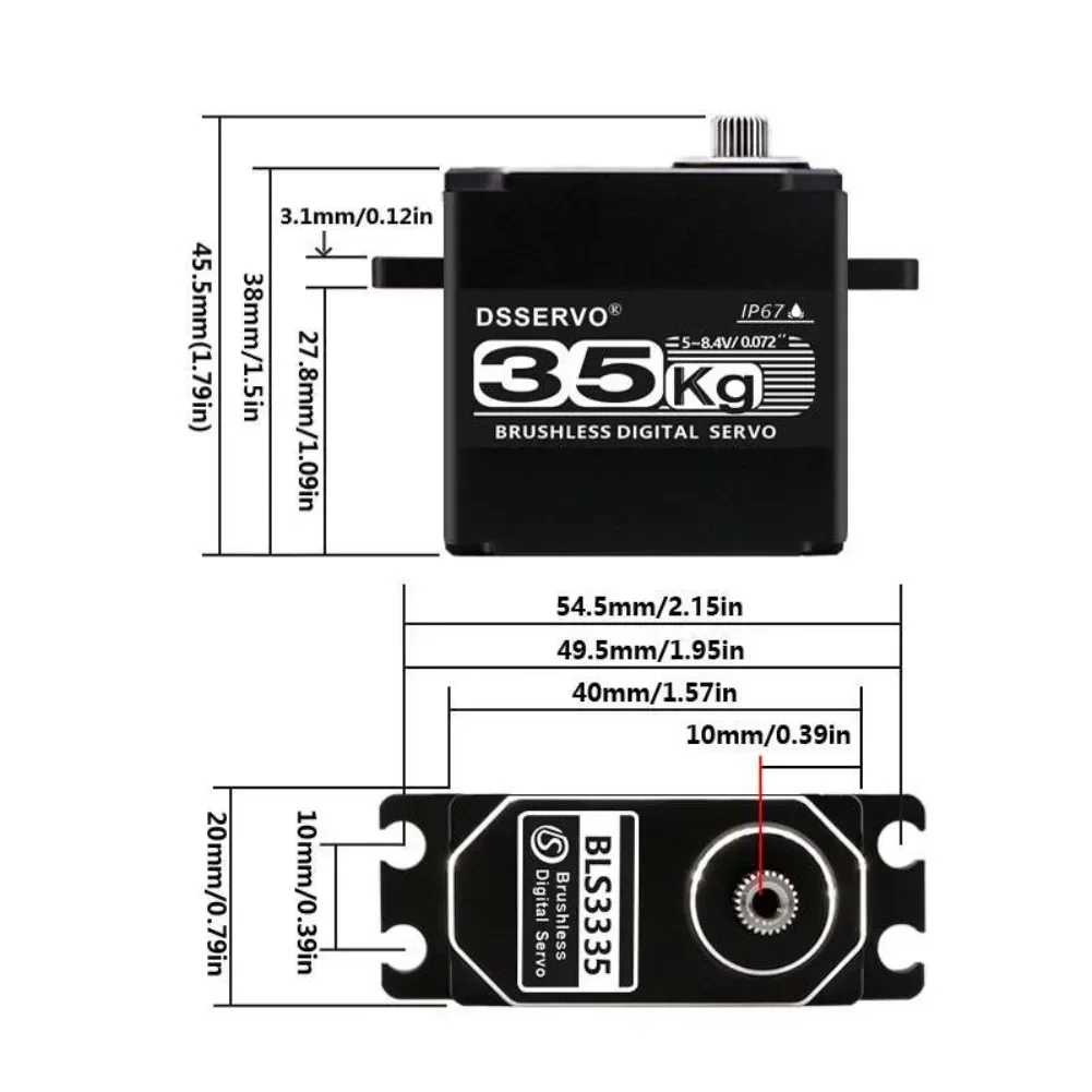 35KG BLS3335 Motor Servo Digit - Kids Toys Remote Car ulasan dan harga