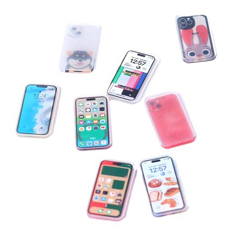 【M】5Pcs Mainan Ponsel Miniatur - Kids Toys Smartphone ulasan dan harga