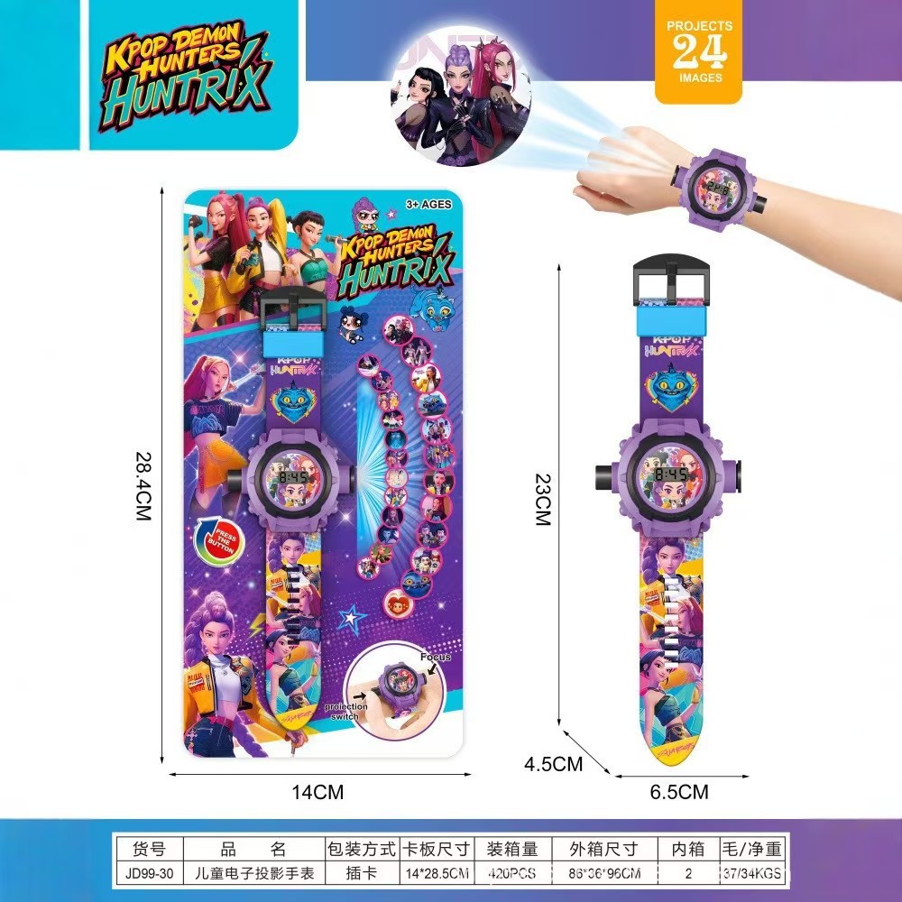 Jam Tangan Proyeksi Anak Kartu - Kids Toys Cartoon Images ulasan dan harga