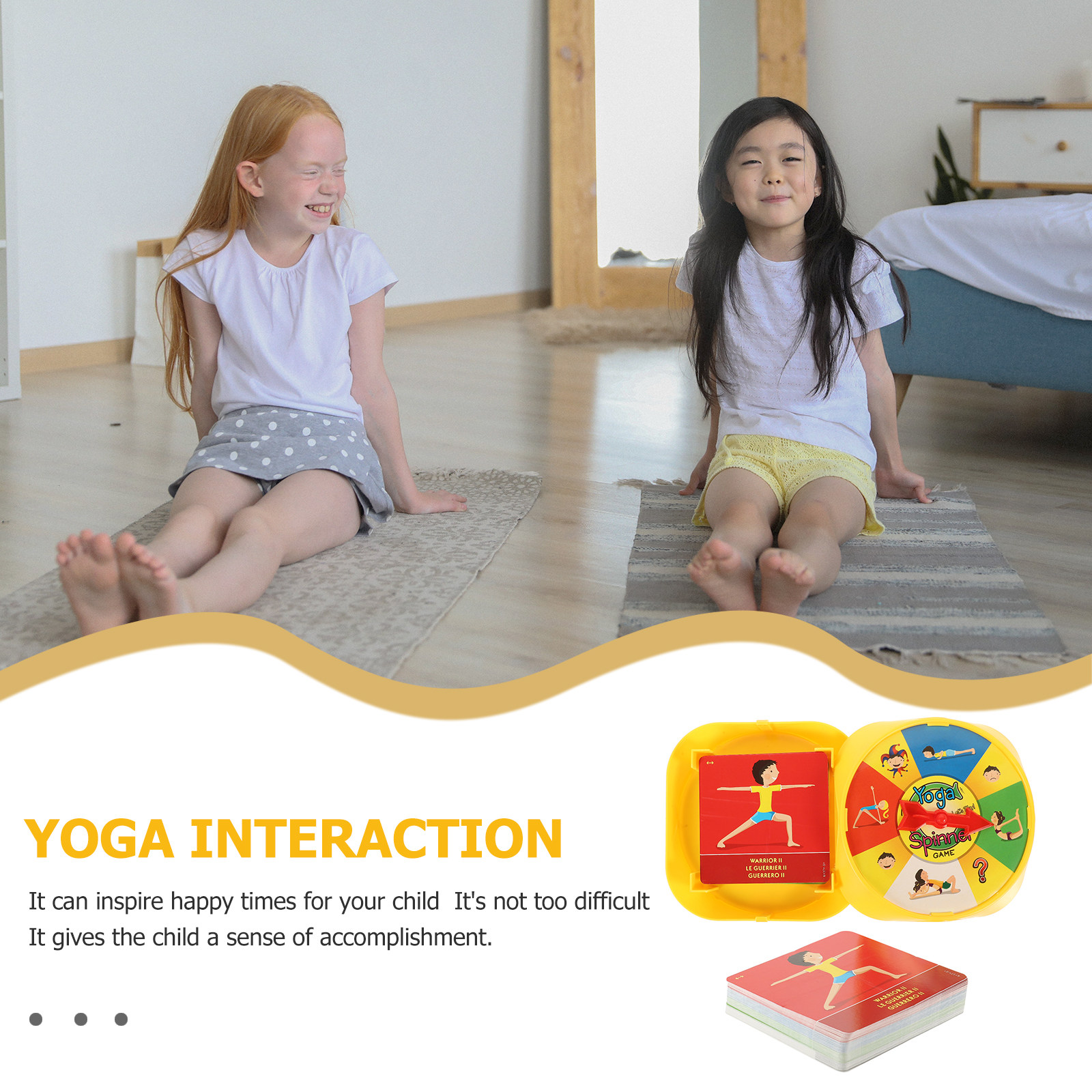 1Set Permainan Yoga Interaktif - Kids Yoga Toys ulasan dan harga