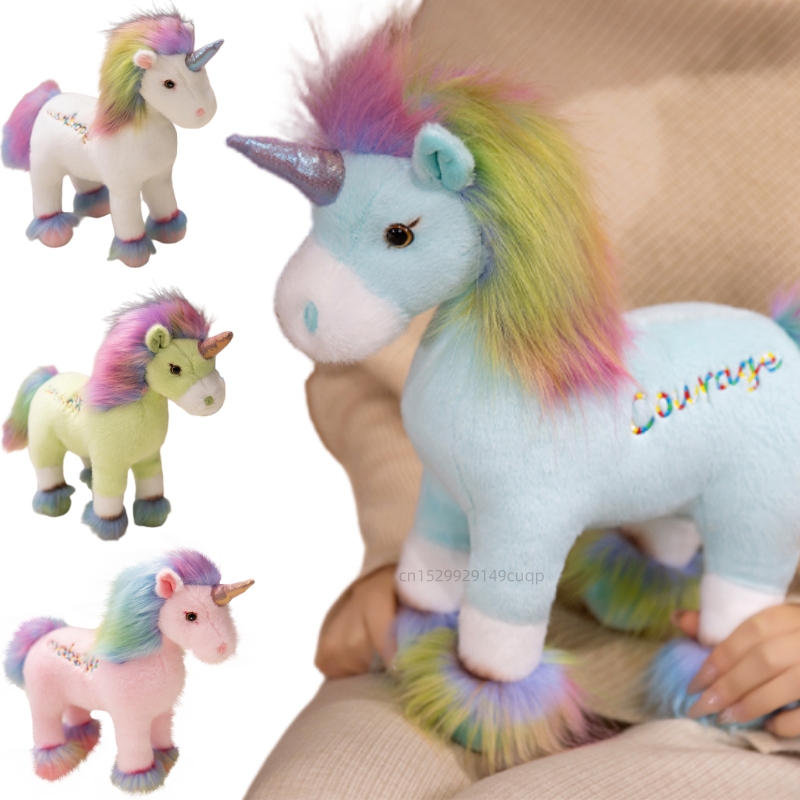 Boneka Unicorn Pelangi Kartun  - Unicorn Stuffed Toy ulasan dan harga