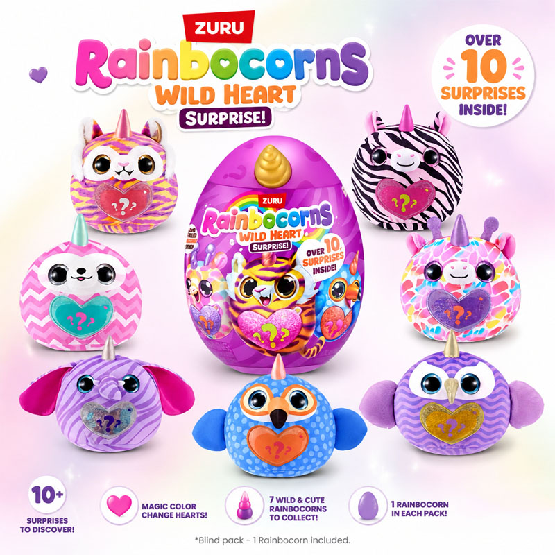 ZURU Rainocorns Wild Heart Sur - Unicorn Stuffed Toy ulasan dan harga