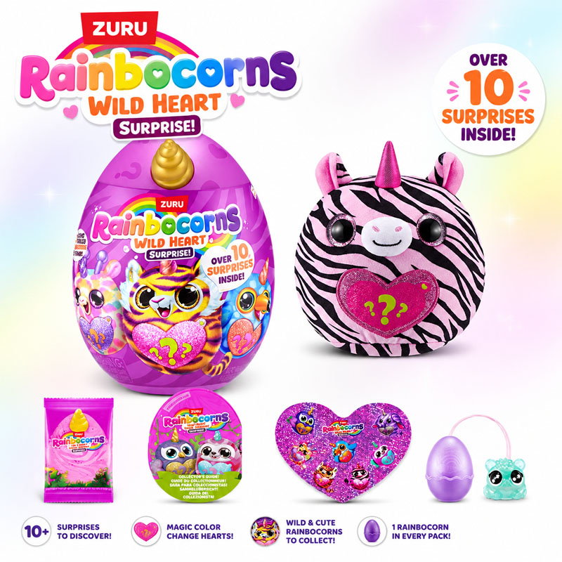 ZURU Rainocorns Wild Heart Sur - Unicorn Stuffed Toy ulasan dan harga
