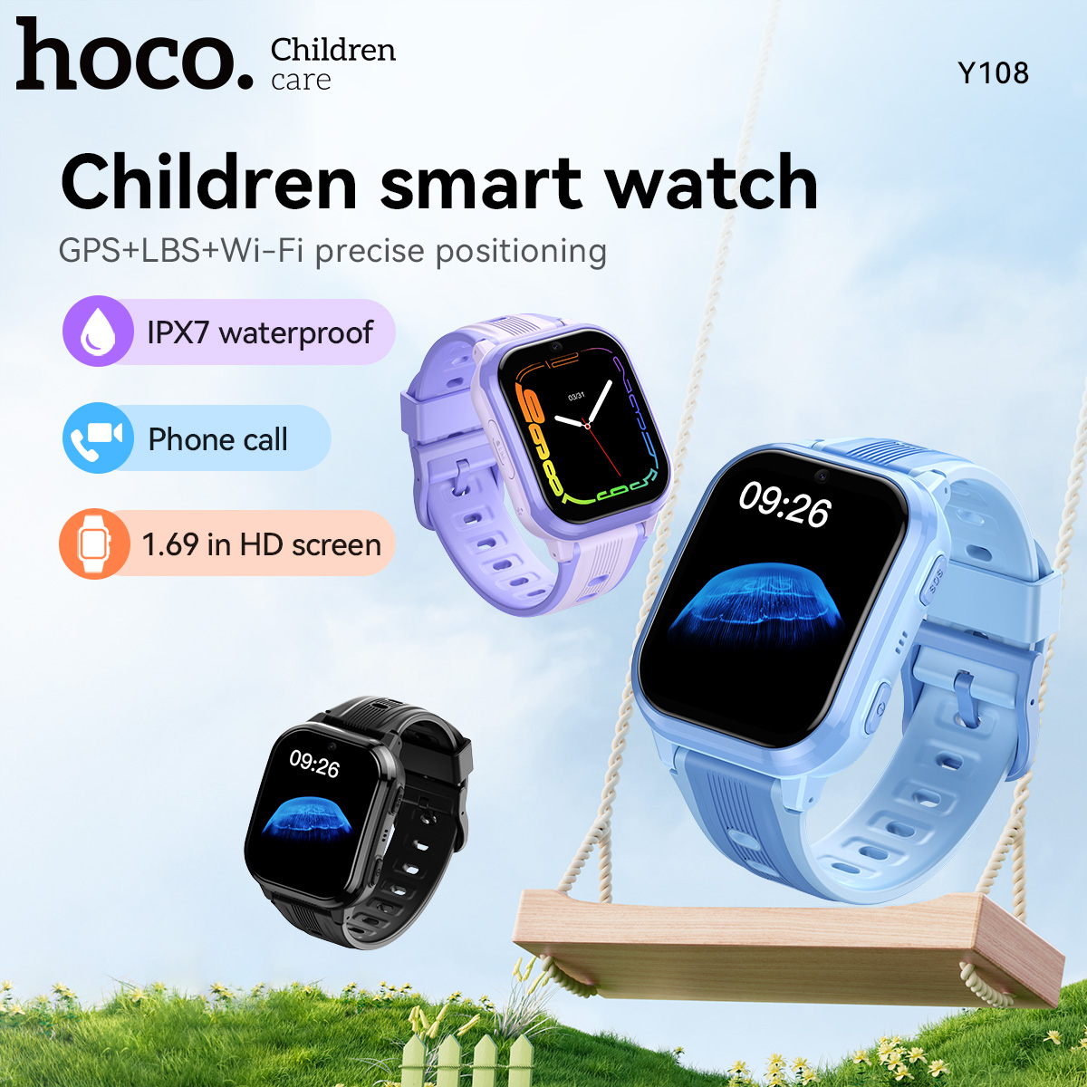 Jam Tangan Pintar Anak HOCO Y1 - Kids Smartwatch Gps ulasan dan harga